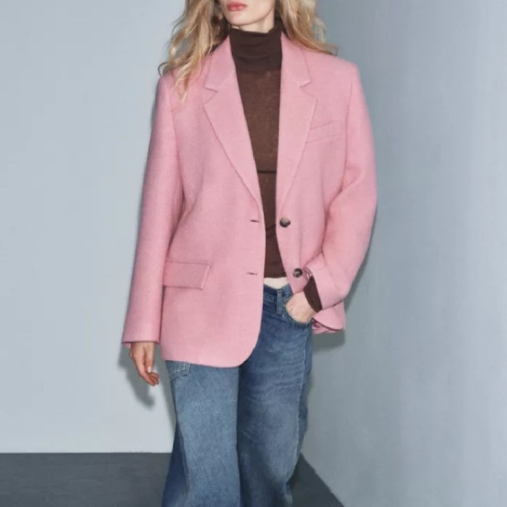 ZW Collection Limited Edition Oversized Blazer in Pink in small - NWT - sold out